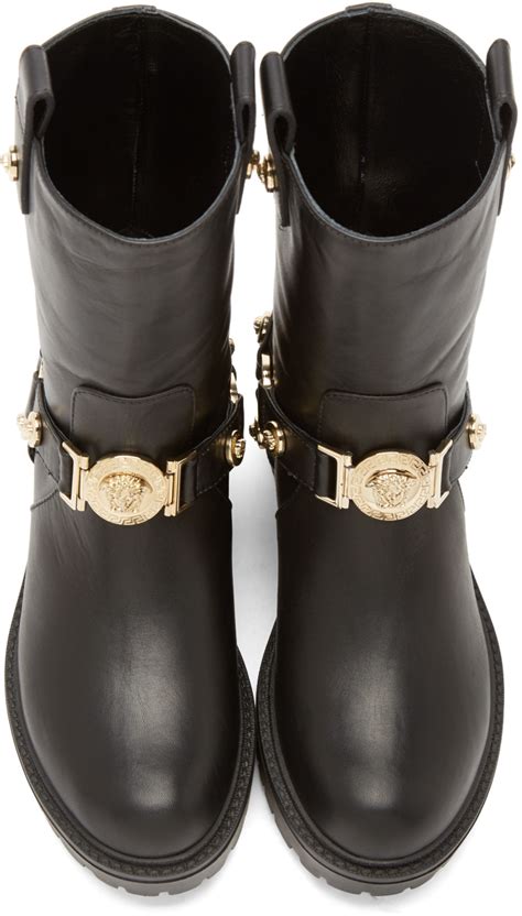 versace adn medusa|Versace Medusa boots.